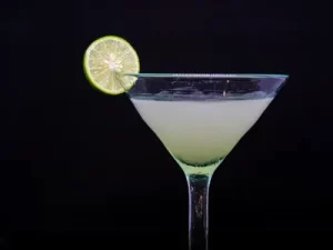 Lemongrass and lime leaf soda