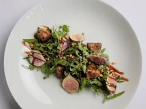 Duck Prosciutto Salad With Figs