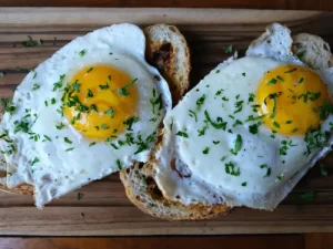 Eggs anyway on toast