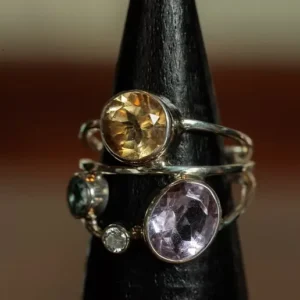 S/S N24 Ring 3 Stone 07