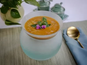 gazpacho de mango (R, VG, GF)