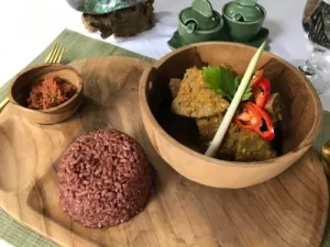 Slow cooked jackfruit rendang (VG,GF)